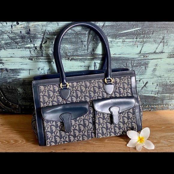 Dior Handbags - Authentic Dior Vintage  Trotter Blue Last call!